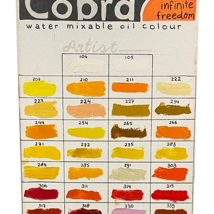 8 juli - Workshop nieuwe kleuren Cobra watervermengbare olieverf