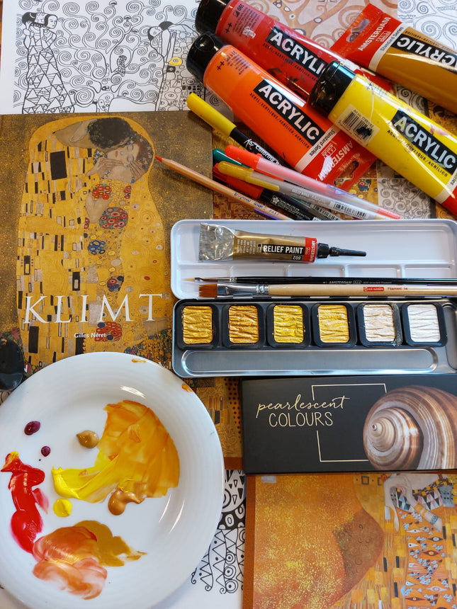 14 mei - VOL! Mixed Media workshop inspiratie Klimt