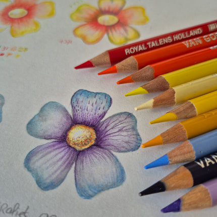 3, 10 en 17 april - Onderzoek naar kleurpotlood en papier techniek 3 daagse