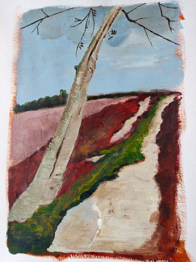 1 oktober- De Posbank in acryl
