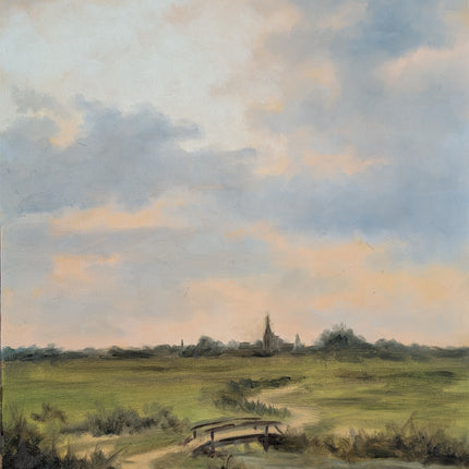 21 september - Landschap met wolkenlucht