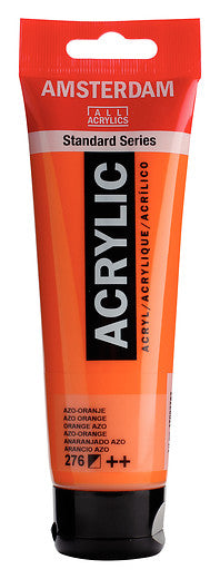 Amsterdam Standard Series Acrylic Tube 120 ml Azo Orange 276