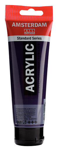 Amsterdam Standard Series Acrylic Tube 120 ml Permanent Blue Violet 568
