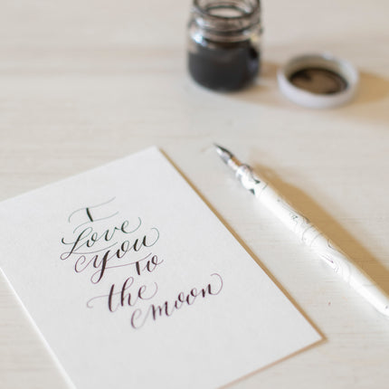 22 juni - Moderne Kalligrafie met Oostindische inkt en Finetec