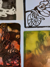 Afbeelding in Gallery-weergave laden, 14 oktober - Monotypes met Gelli Plate
