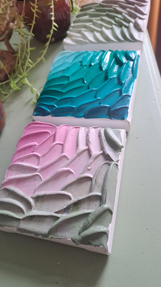 4 augustus - 3D Acryl schilderijtjes