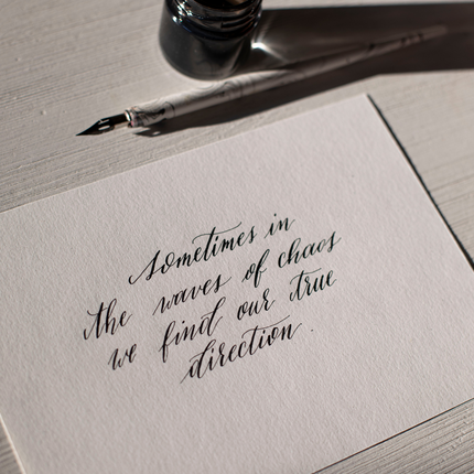 10 november - Moderne Kalligrafie