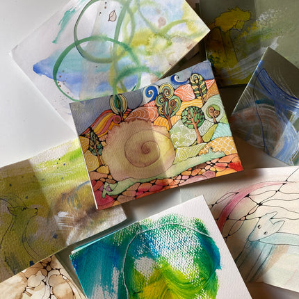 1 oktober - Mixed Media workshop Het boekje dat zichzelf bedenkt