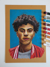 Afbeelding in Gallery-weergave laden, 21 oktober - Colorful portret met oliepastel door Nienke Vletter
