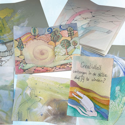 1 oktober - Mixed Media workshop Het boekje dat zichzelf bedenkt