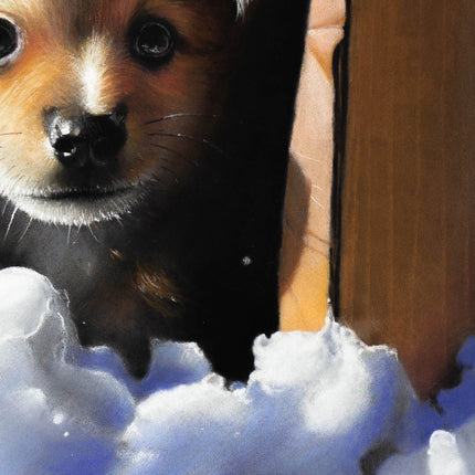 3 december - Drawing a Puppy with Pastel Pencils