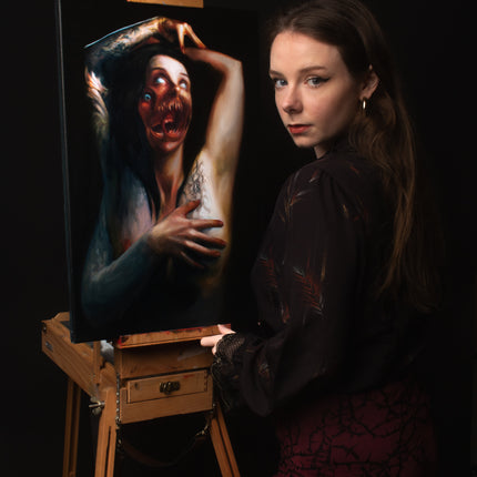 25 september - Portret in Siobhan horror stijl