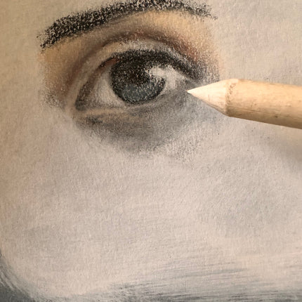 9 december - Oog tekenen met pastels