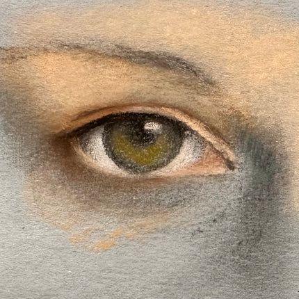 9 december - Oog tekenen met pastels