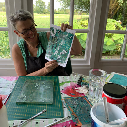 20 maart - Gelprinting Ontdek de magie van monoprint