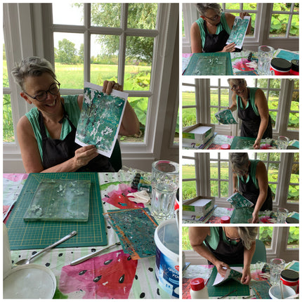 20 maart - Gelprinting Ontdek de magie van monoprint