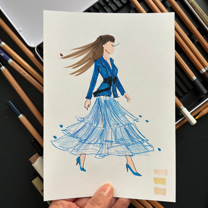 22 oktober - Sketch the Fashion Look