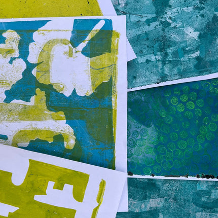 20 maart - Gelprinting Ontdek de magie van monoprint