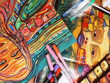 Afbeelding in Gallery-weergave laden, 7 november - Mixed Media workshop inspiratie Hundertwasser
