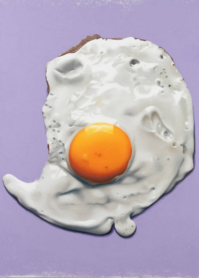 Drawing a Fried Egg in pastel + stappenplan