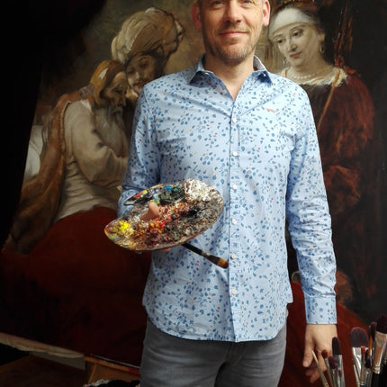 12 juni - Portret van live model met beperkt palet