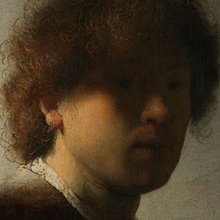 8 juni - Meesterkopie zelfportret Rembrandt door Abdalla