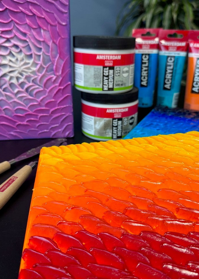 16 februari - Speel met Structuur: Acryl & Medium in 3D