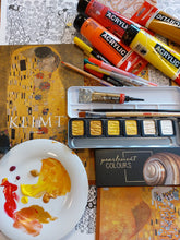 Afbeelding in Gallery-weergave laden, 12 maart - Mixed Media workshop inspiratie Klimt
