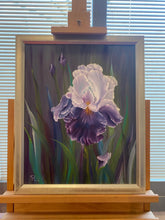 Afbeelding in Gallery-weergave laden, 26 april - Iris met olieverf in Jenkins stijl
