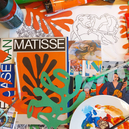 22 april - Mixed Media Matisse Inspired