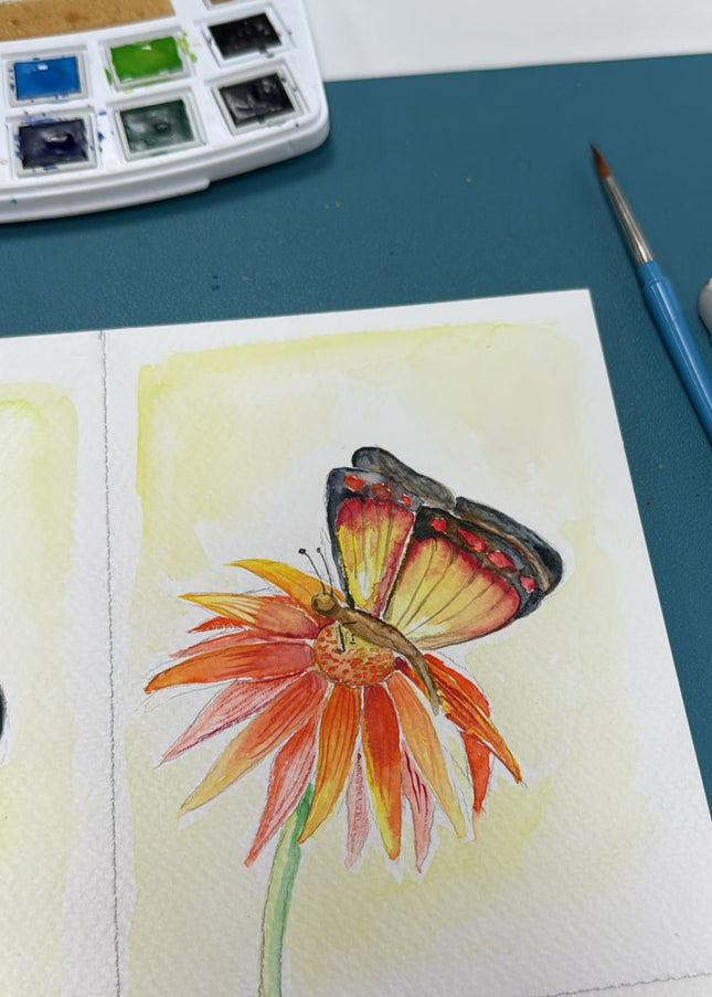 Butterfly watercolor - CreaWeekend