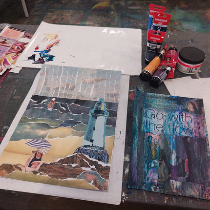 11 november - Mixed Media collage technieken