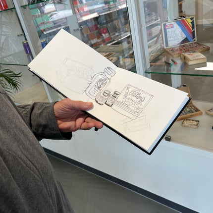 3 juli - Urban Sketching nieuwe pand