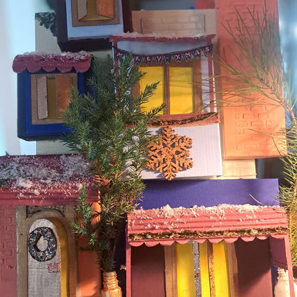 1 december - Casa Navidad - Mixed Media