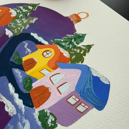 26 november - Winter Wonderland in Gouache - beperkt palet