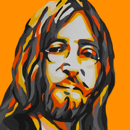 17 september - Pop-Art eigen portret met acrylverf