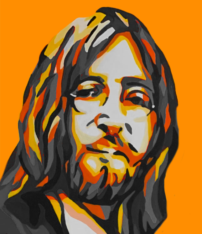 17 september - Pop-Art eigen portret met acrylverf