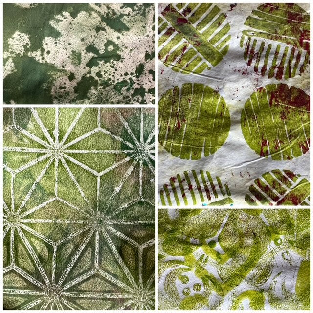 2 december - Gelprinting, de magie van monoprint in Kerstsfeer