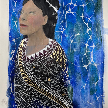 16 september - Portret met karakter  - met een snufje Klimt