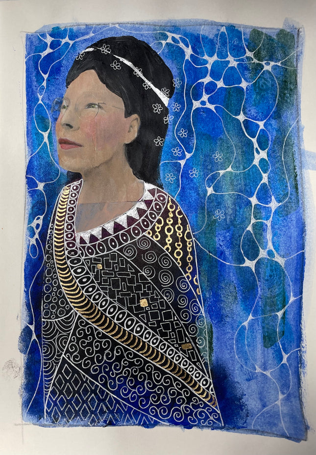 16 september - Portret met karakter  - met een snufje Klimt