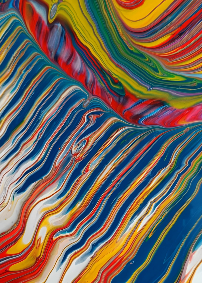 6 februari - Gave Gietsels Acrylic Pouring