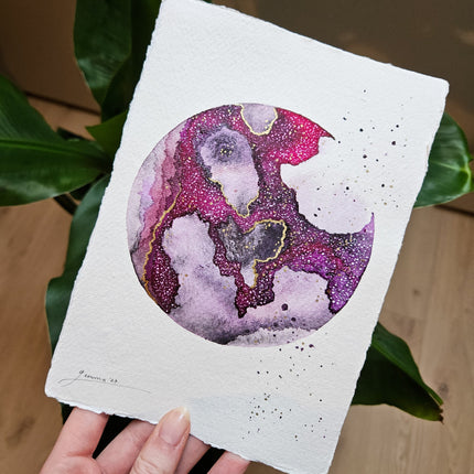 21 november - Watercolor Universe met DOTSbyGemma