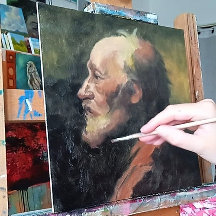 1 juli - Portret schilderen alla prima in 2.5 uur