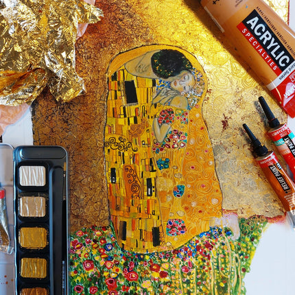 14 oktober - Mixed Media workshop inspiratie Klimt
