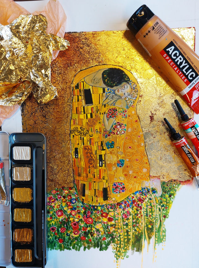 14 oktober - Mixed Media workshop inspiratie Klimt