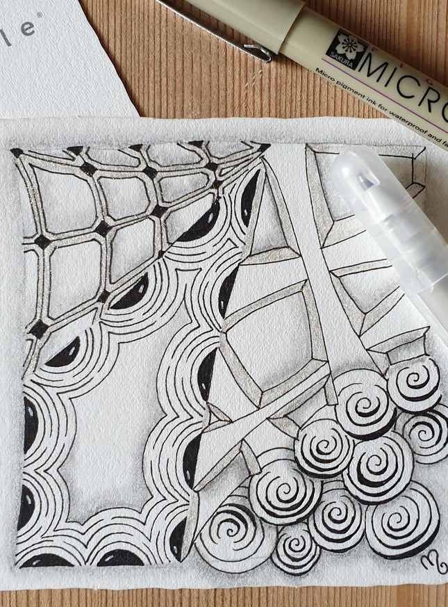 11 februari - Zentangle basis workshop ONLINE