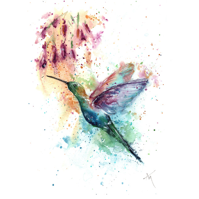 19 maart - Hello Spring! aquarel